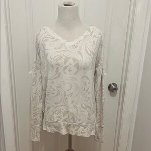 Athleta Coaster Luxe V Neck sweatshirt